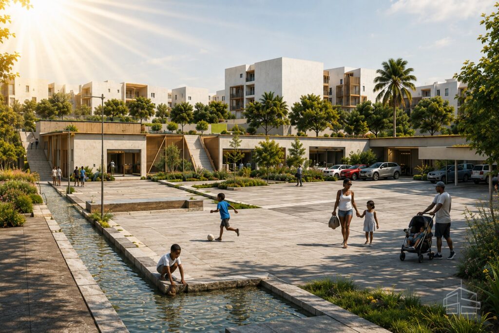 Amenagement du quartier du Garros