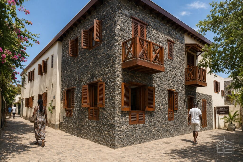 Rehabilitation et extension d’un centre d’hebergement à Gorée