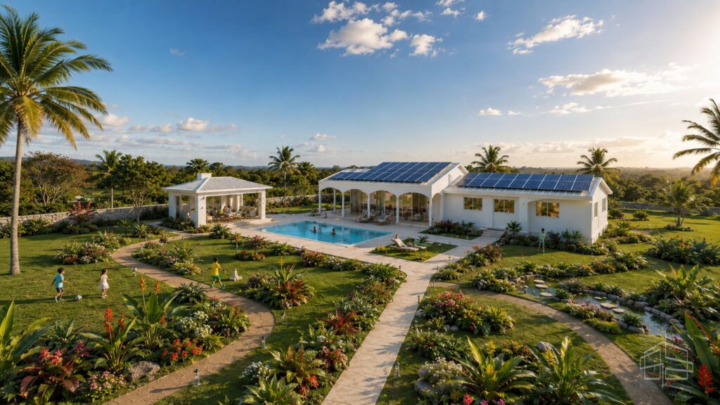 Villa Zen — Rénovation d’une villa avec pool house et piscine à Saint-François