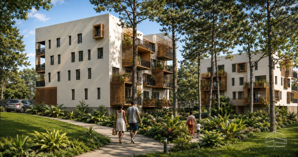 Logements « Les cabanes perchées » à Balma