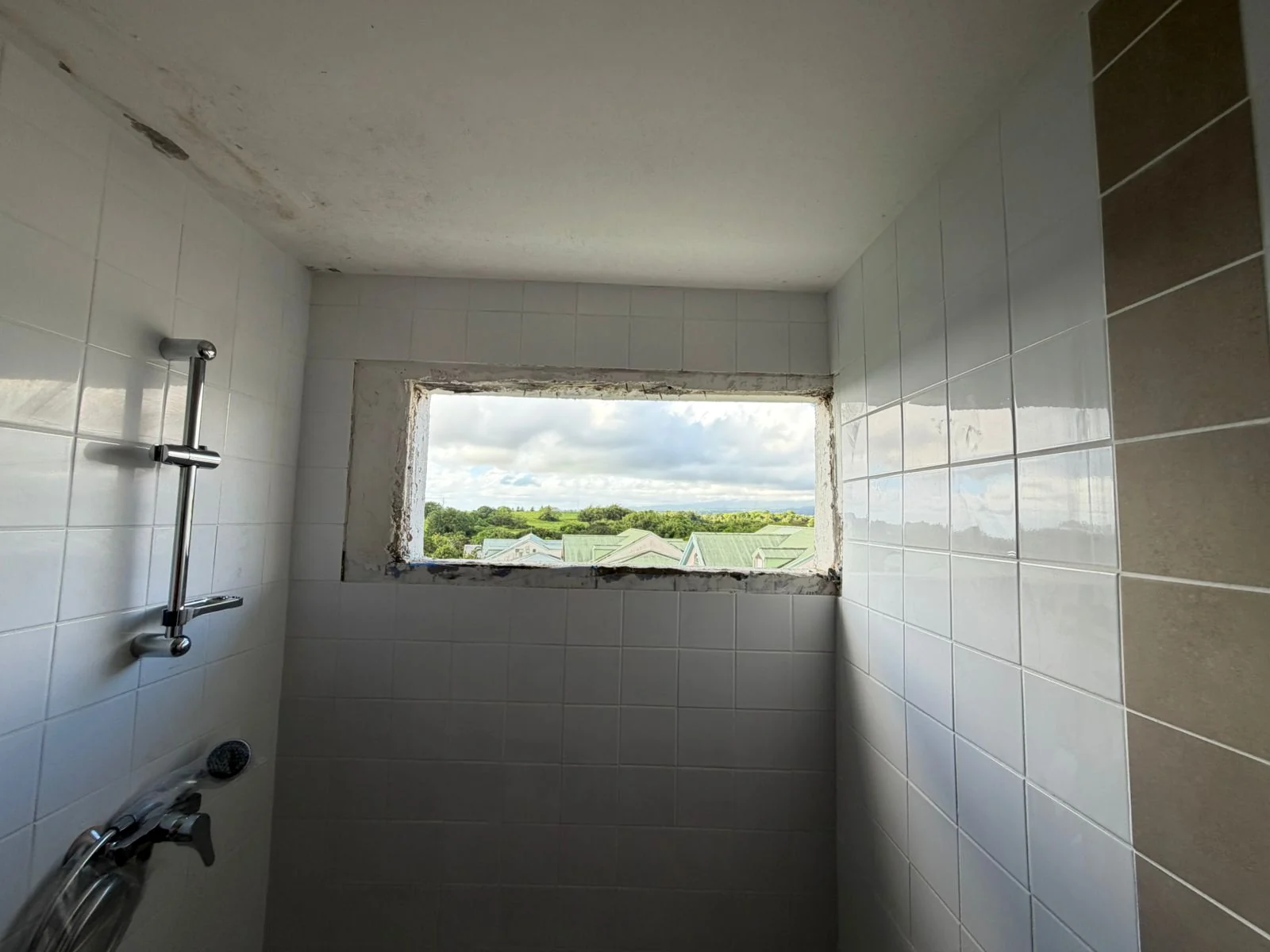 Salle de bain de Paradis pendant les travaux en mai 2026